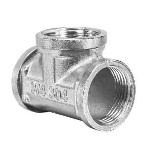 SS304 Stainless Steel Threaded Pipe Fitting , Forged Welded Pipe Elbows 3 Years