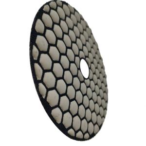 Customized Colors 3 Step Resin Bond Stone Polishing Pads for High Grinding