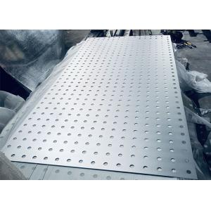 Straight Holes Stainless Steel Perforated Sheet Anodized For Enhanced Durability