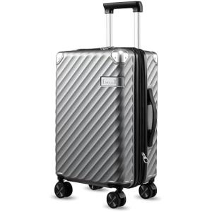 Carry On Luggage 22x14x9 Airline Approved - 35L Polycarbonate Expandable Hard