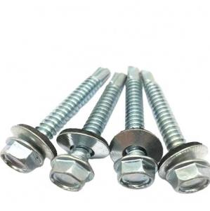 China Good Quality Hex Self Drilling Roof Concrete Screw With Washer For Metal on sale