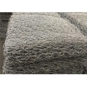 8x10cm Galvanized Gabion Box 4mm Galvanized Hexagonal Wire Mesh Easy Assembled