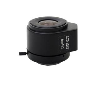 Cheap 4mm F1.2 DC Aperture Motor Gathered CCTV Lens for sale
