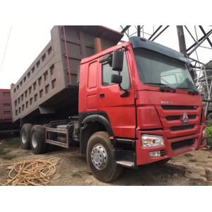 Cheap HOWO A7 Used Dump Trucks 375 HP 8900*2600*3450 Mm With Max. Speed 75 Km/H for sale