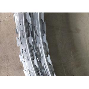 Cheap Roll Type Razor Blade Wire Barbed Tape Protect Border And Key Project Protection for sale