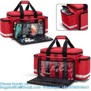 Emergency Responder Trauma Bag Empty, Professional First Aid Kits Storage