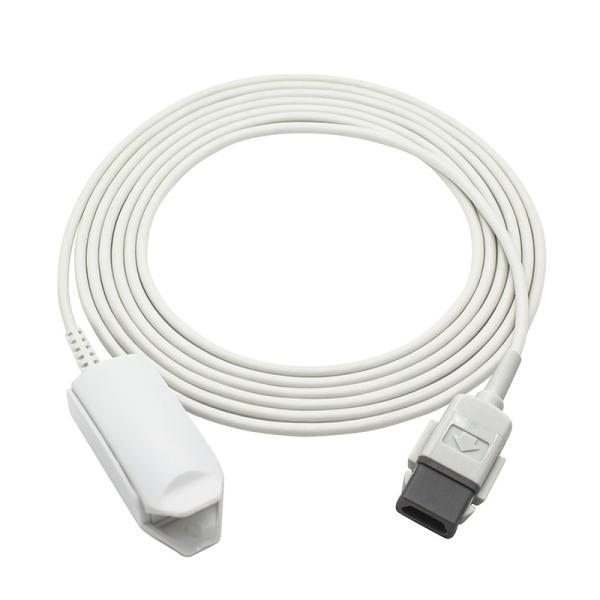 GE Datex Ohmeda Reusable SpO2 Sensor OXY-F4-MC TruSignal Tech TruSat ED 9Pin TS