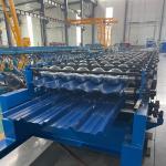 Customized Double Layer PLC Control Metal Sheet Roll Forming Machine For Large