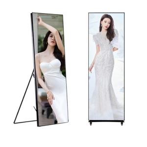 Ultra Wide P2.5 LED Poster Screen For Church Worship Remote Control WiFi USB 4G