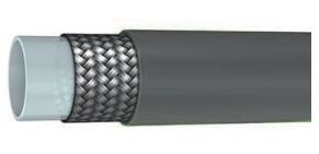 Quality Smooth Conductive PTFE Hose With SS Braid Silicone Cover wholesale