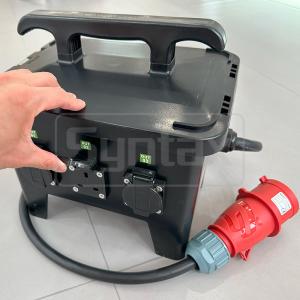 Syntax MP12 Polycarbonate Distribution Box 5P 32A With UK Type 13A Sockets and