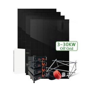 Complete 48V On Off Grid Hybrid Solar Panel Power System 3 Phase 5KW 8KW 10KW