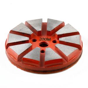 China Orange Concrete Grinding Disc Grit 150 10mm Metal Grinding Block on sale