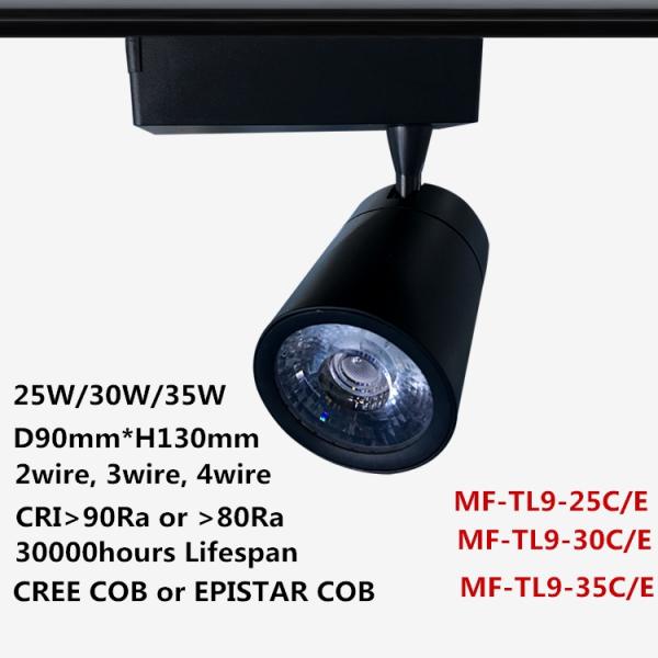 LED Track Light Aluminum Triac Dimmable