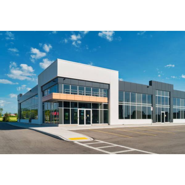 Commercial Prefabricated Shop Shopping Mall Modern Design Steel Structure Construction For Supermarket Use Steel Building