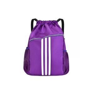Lightweight Polyester Sport Drawstring Backpack Portable Multi Function