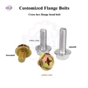 ISO Standard Stainless Steel Hex Flange Bolts M4 M5 M6 M8 M10 M16 DIN 6921 A2
