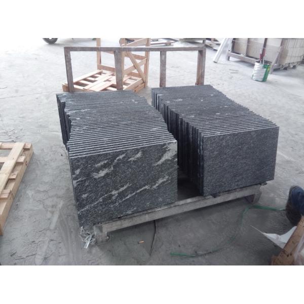 Quality Black With Snow White Natural Stone Slabs Nero Biasca Granite Pavement Stone wholesale