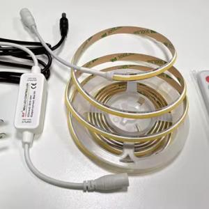 Cheap COB LED Strip DC24V CRI90 312LEDs/m IP33 IP40 IP44 with Stable 10m Full Lighting for sale