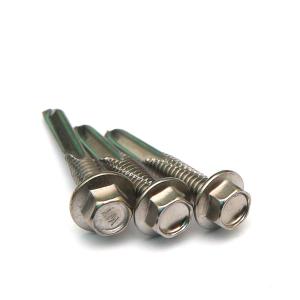 12 - 24 x 25 NSSC 550 Self Drilling Screws , Indented Hexagon Washer Metric Self