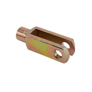 China Clevis 3/8-24 Thread Cable End Fittings Nickel Plating Low Carbon Steel on sale