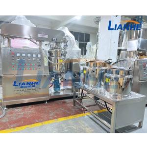 50L Vacuum Emulsifier Mixer Industrial Mixing Tank With Hydraylic Lifting System