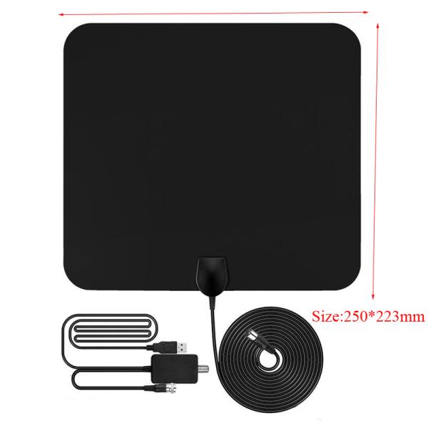 HDTV Antenna 2019 Newest 120 Miles Long Range Indoor ABS Digital HDTV Antenna with Amplifier Signal Booster