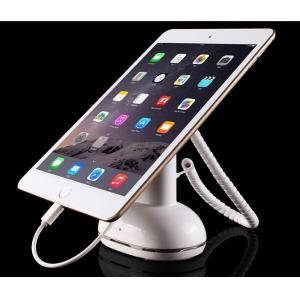 COMER security alarm tablet desk holder with charging for exhibition retail stores with charging cord