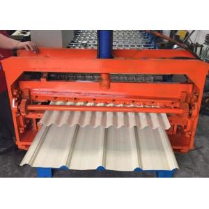 Cheap Color Coated Metal Sheet Rolling Machine , Smart Metal Roofing Roll Former for sale