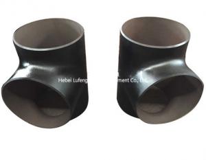 China 20 inch Black Steel Pipe Tee, ASME B16.9 Sch STD Seamless Pipe Tee on sale
