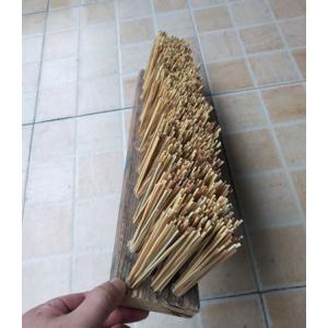 Yellow Artificial Synthetic Thatch Roof for Customized Beach Tropical Simulation