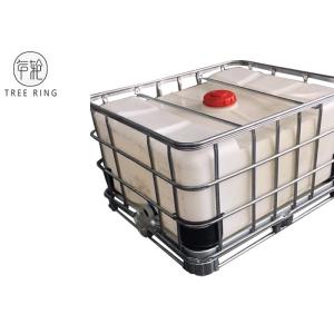 Steel Caged Tote Stackable Ibc Liquid Storage Containers Tanks 500L / 132Gallon