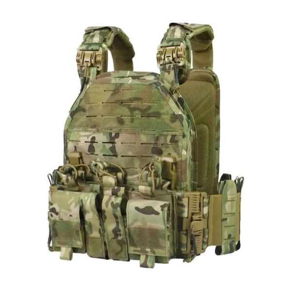 Tactical Military Bulletproof Vest With Plates Molle System Carrier With