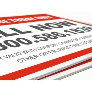 Reusable Corrugated Plastic Sign Boards With Stakes