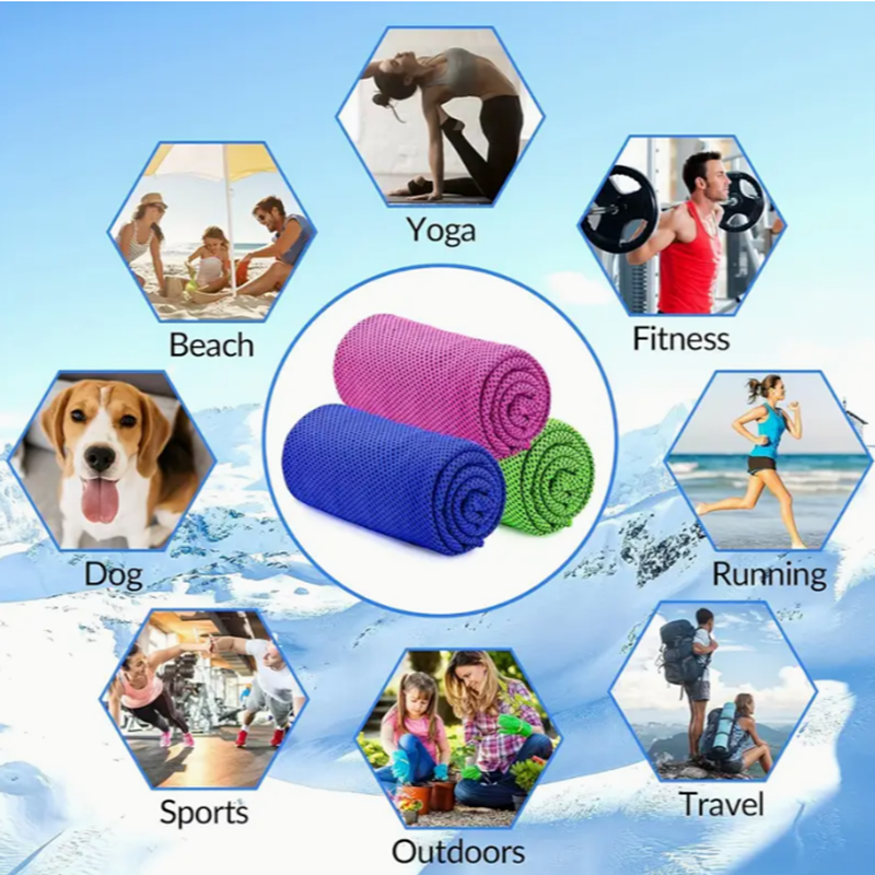 Compact Lightweight Microfiber Gym Towel with Quick Dry Technology for Active