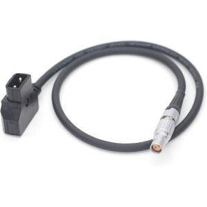32 Inches Red Camera Monitor Cable 2 Pin Female To D Tap For RED Komodo Power