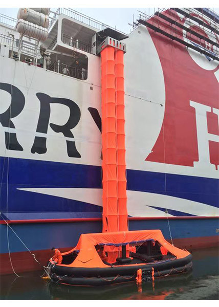 Quality Solas Approved Passenger Ship Vertical and Inclined Marine Evacuation System (MES) wholesale