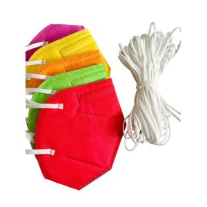 3.5MM 5MM White Earloop Elastic Cord Rope For Colour Masks