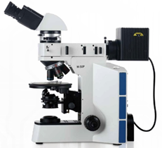 HM-50P Metallographic Polarizing Microscope 50-500X Magnification