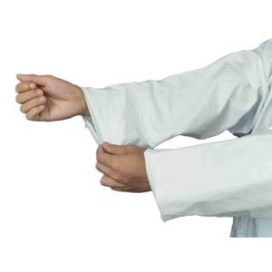 CE Type 4/5/6 Disposable Microporous Film Chemical Workwear With Blue Taped Seam