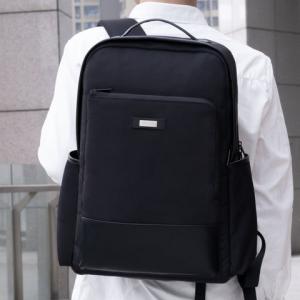 China RPET Waterproof Black Business Bag 15.6 RPET Laptop Backpack on sale
