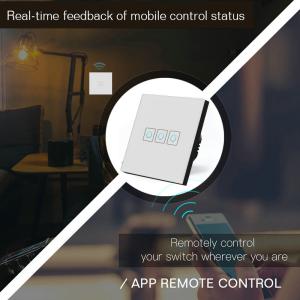 Smart Wifi Wall Touch Sensor Switch Remote Control 1 2 3 Gang Wireless Led Light