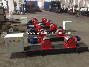 China 20T Conventional Welding Pipe Rotator For Pipe Butt With PU With Bolt Adjustment on sale