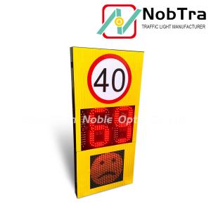 Integrated LED Speed Sign with Two-way Detection IP54 CE Certification