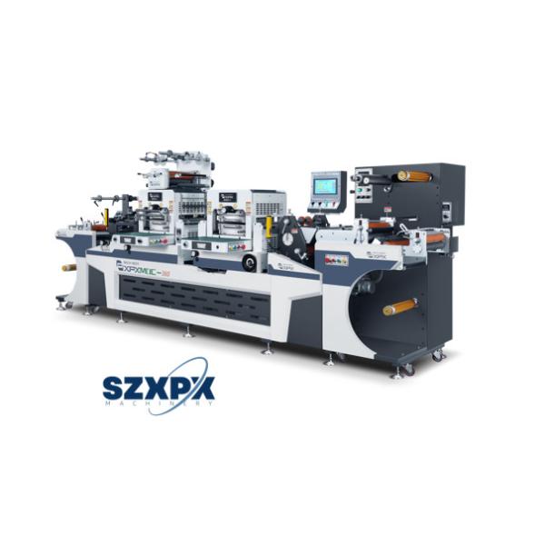 Quality Speed Label Die Cutting Machine 3 Phase 380V/60A ±0.1mm Accuracy 360mm Max Cut wholesale