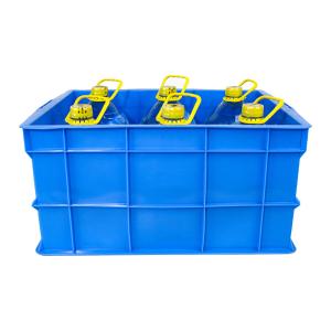 Logistic Storage Solution Stackable Plastic Turnover Box with Lids and ISO9001