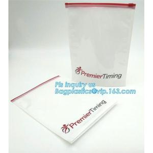 resealable slider zipper underwear packaging bags with logo, matte frosted PVC