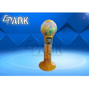 1 Player Amusement Game Machines , Capsule Toy Coin Vending Machine Red And