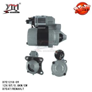 12 Volt 8T 0.8KW CW D7E47 Engine Starter Motor FOR RENANL D7E1218-09