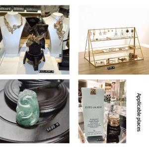 ABS Plastic Jewelry Display Tag Holder Kit for Shop Displays and Packaging